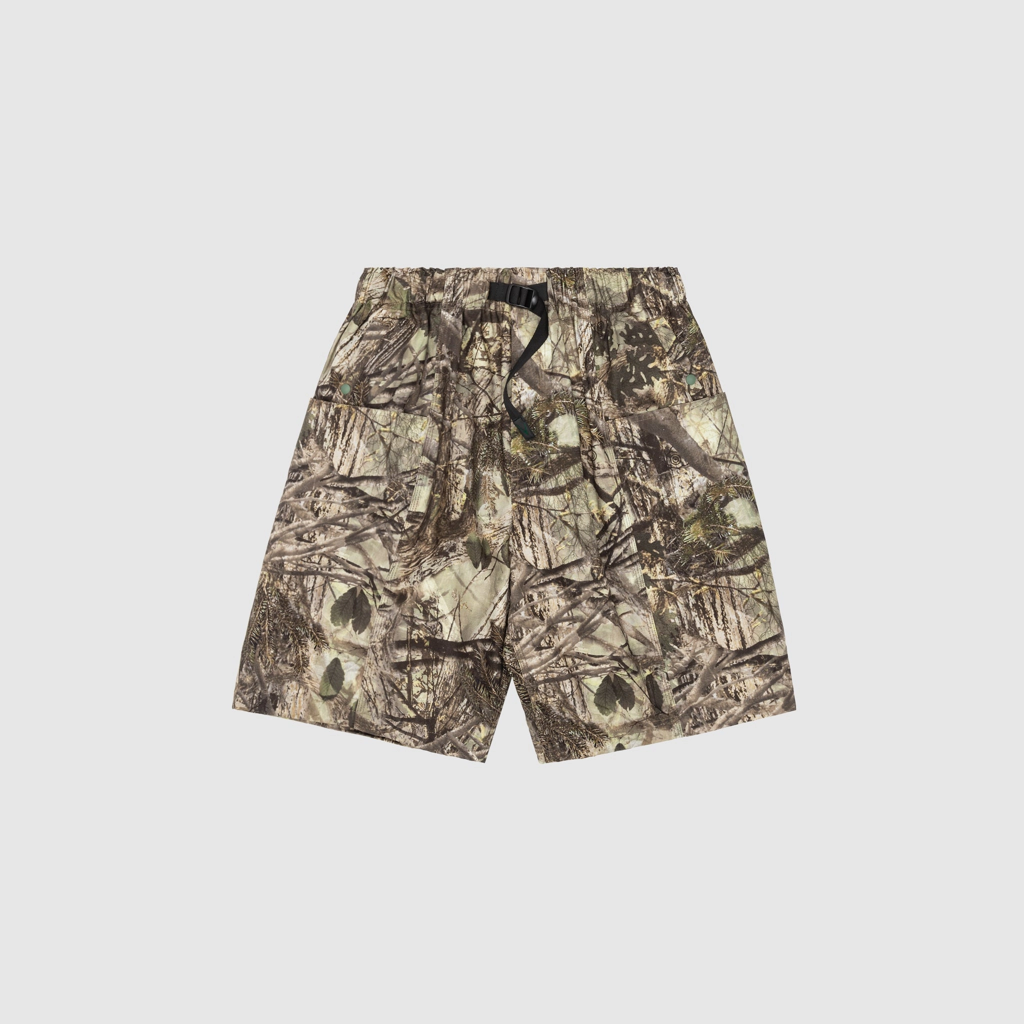 PRINTED COTTON RIPSTOP BELTED C.S SHORT