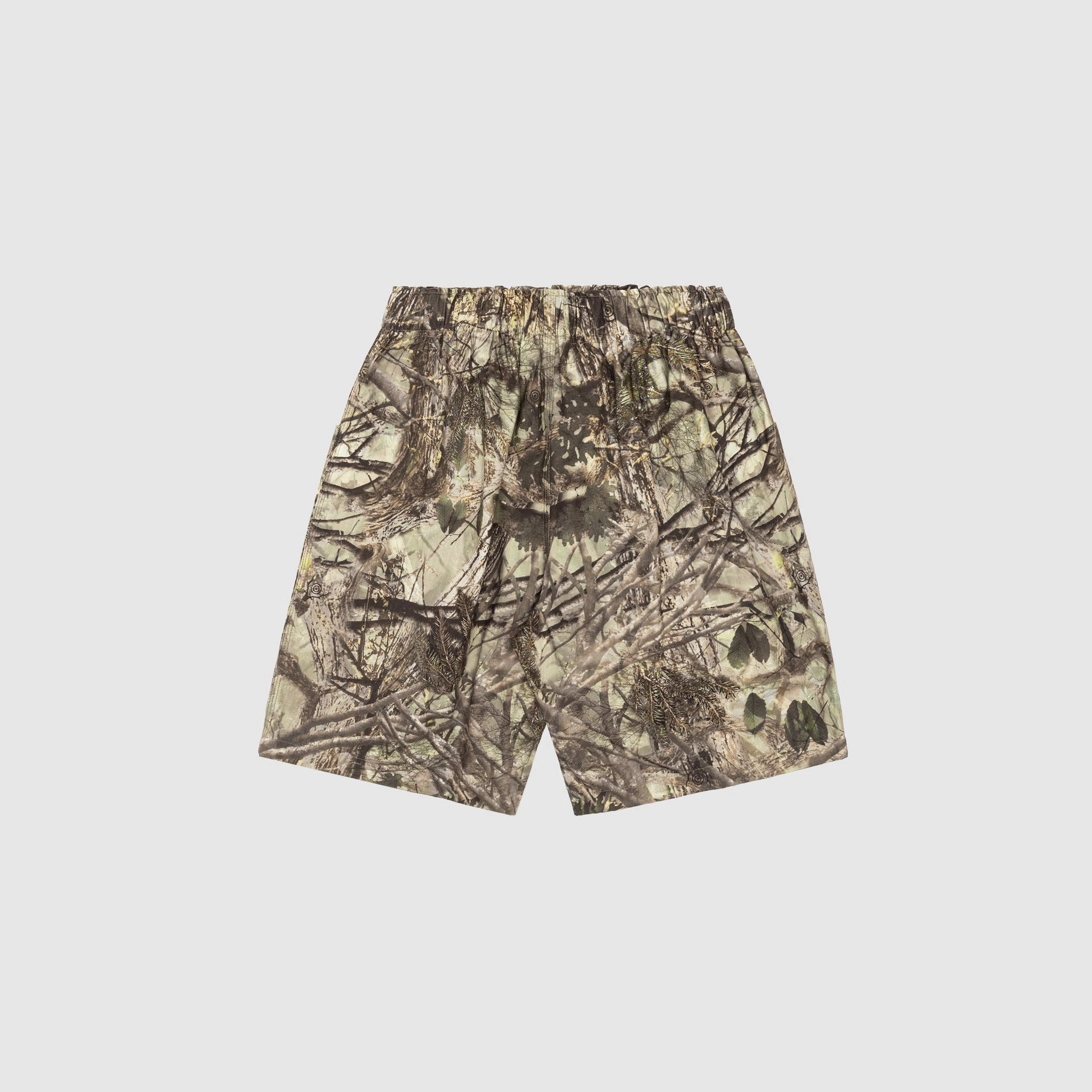 PRINTED COTTON RIPSTOP BELTED C.S SHORT
