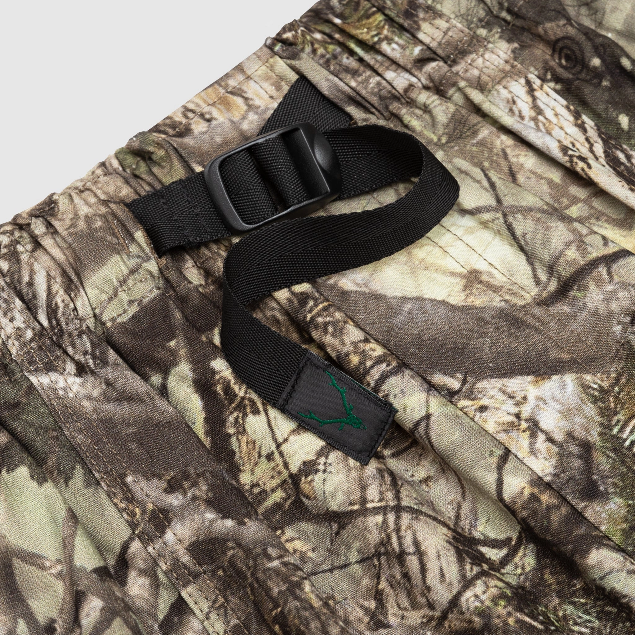 PRINTED COTTON RIPSTOP BELTED C.S SHORT