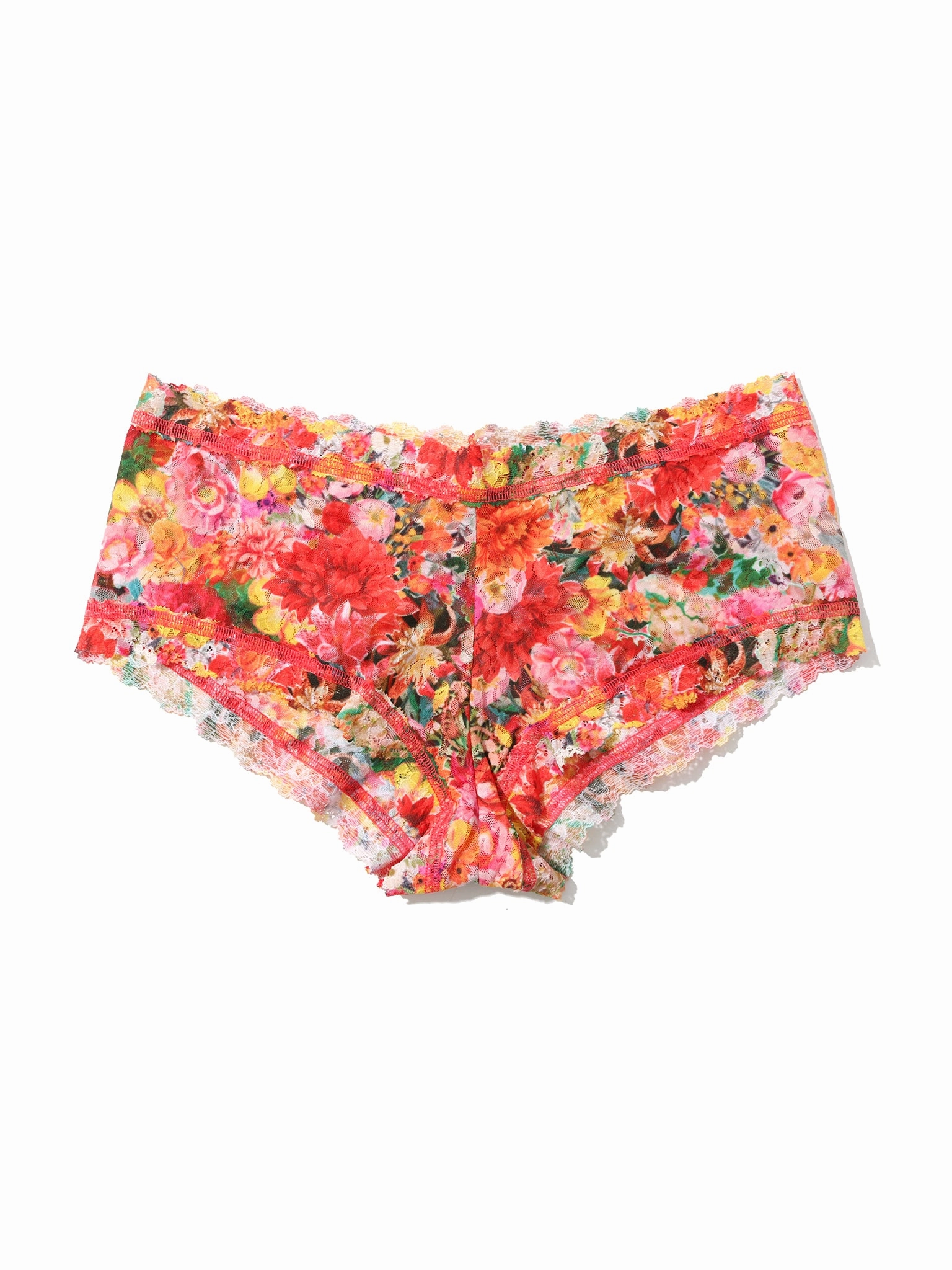 Printed Signature Lace® Boyshort Floramania Pink