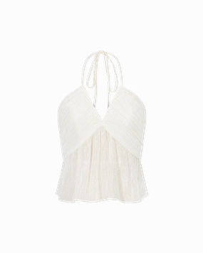 Rhea Metallic Chiffon Camisole