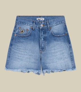Sandra Jackson Distressed - Mid Rise Short