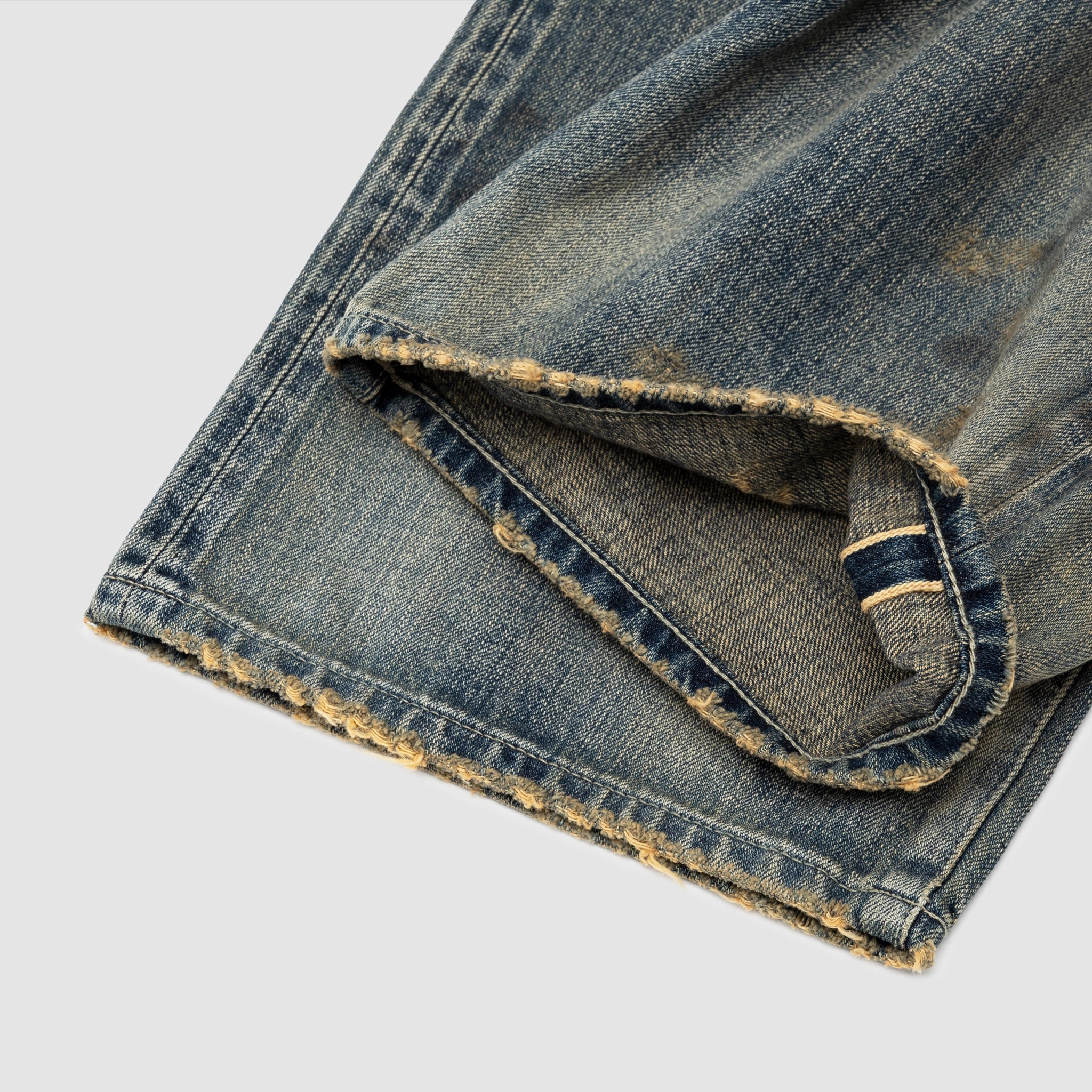 SAVAGE DENIM DP WIDE PANTS
