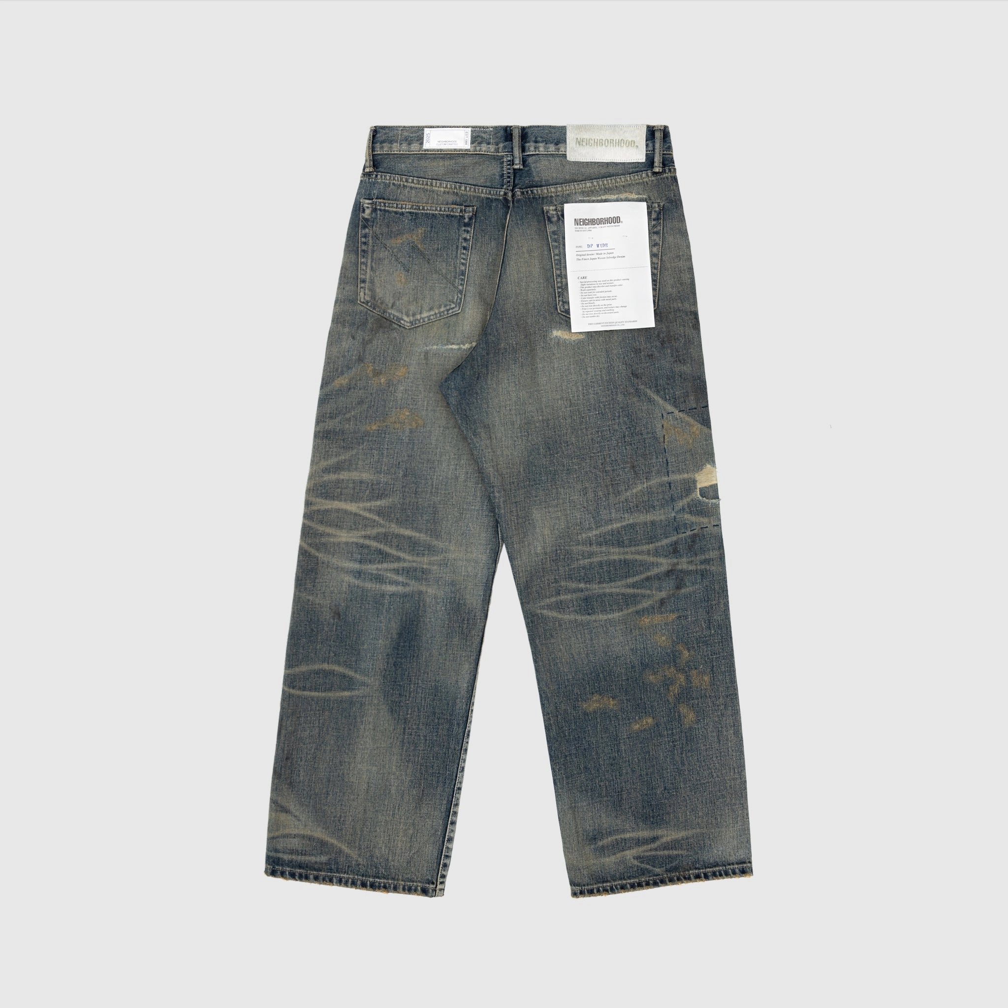SAVAGE DENIM DP WIDE PANTS