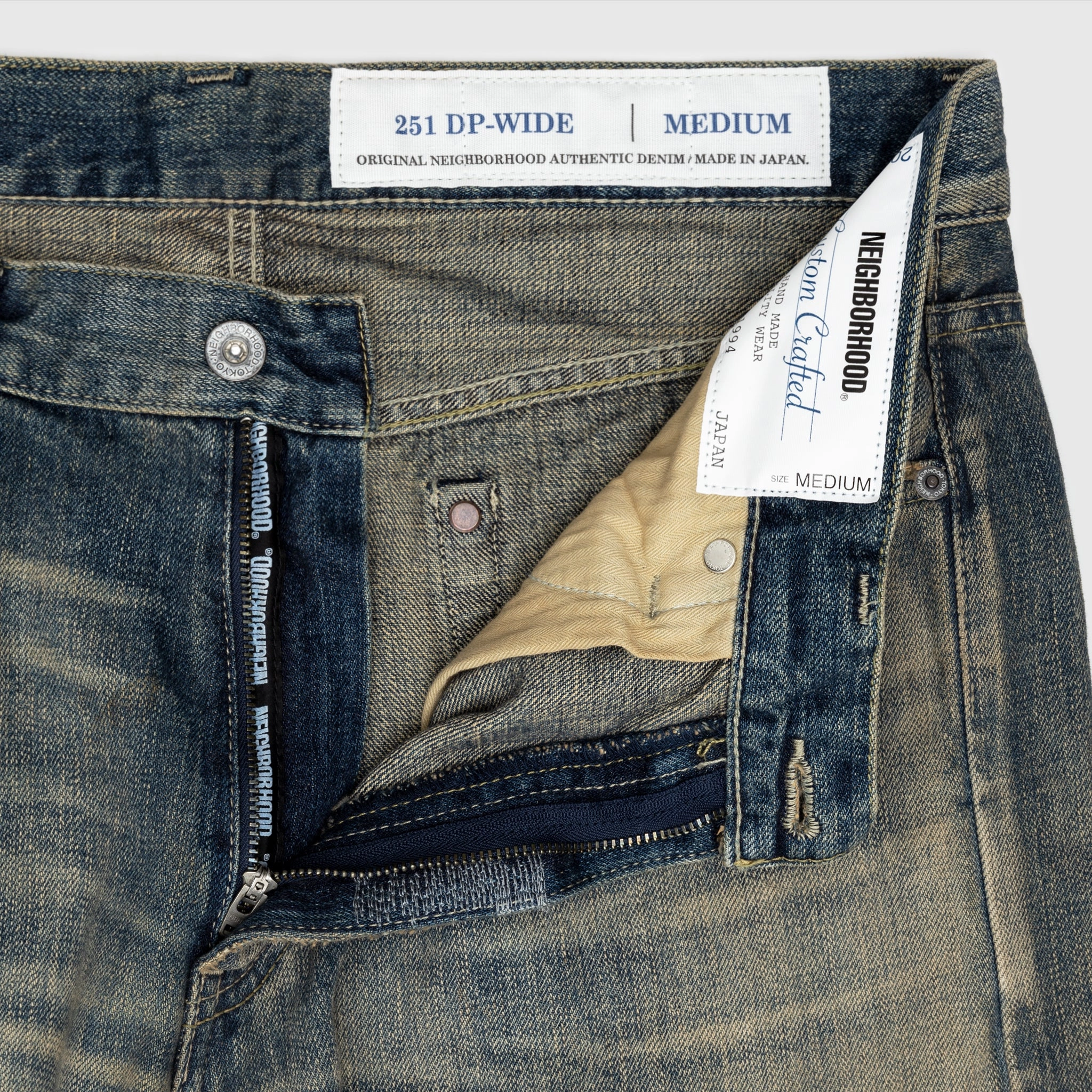 SAVAGE DENIM DP WIDE PANTS