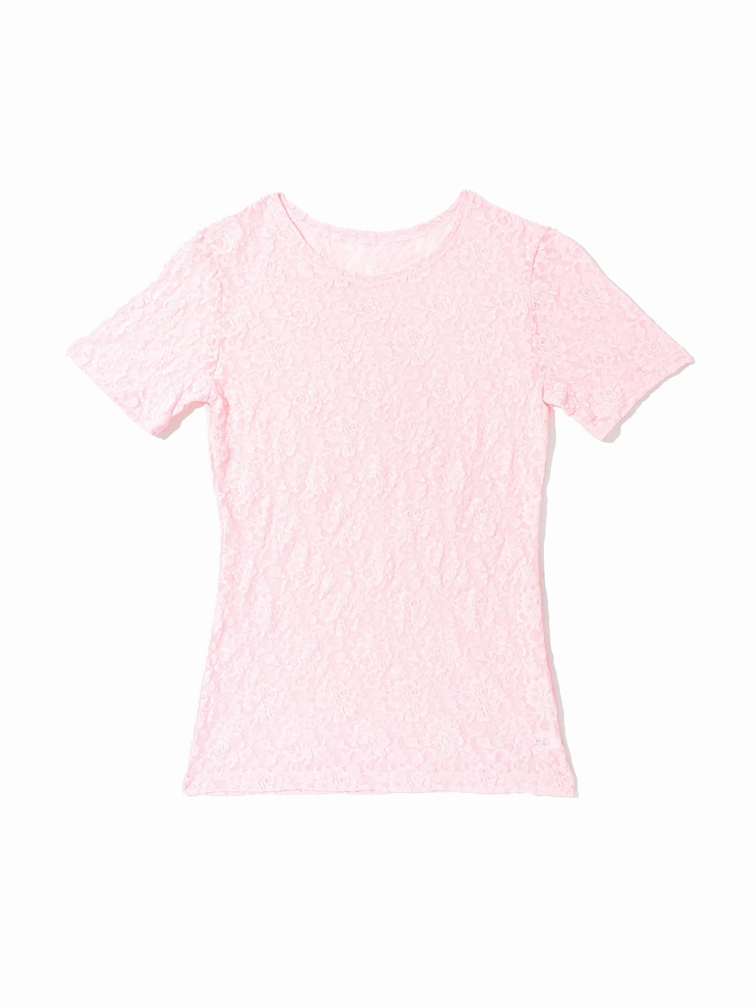 Signature Lace® Short Sleeve Top Bliss Pink