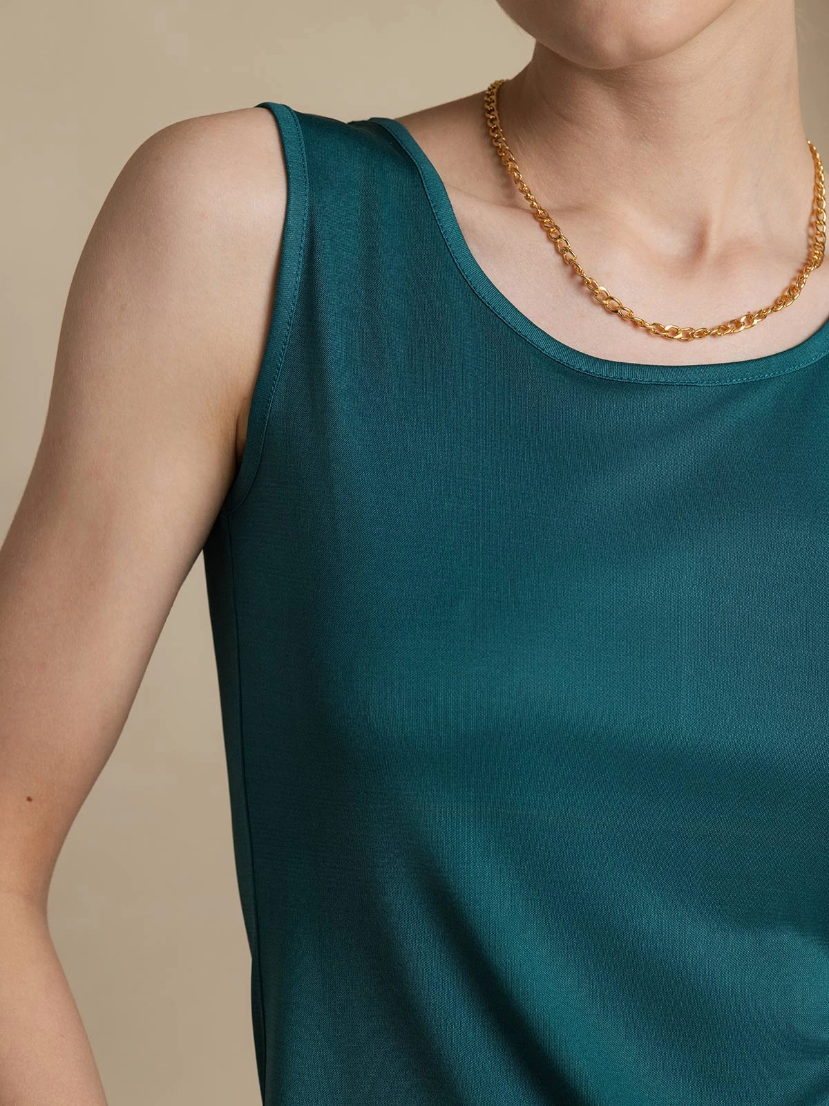 Silk Knitted Lounge Sleeveless Tank Top