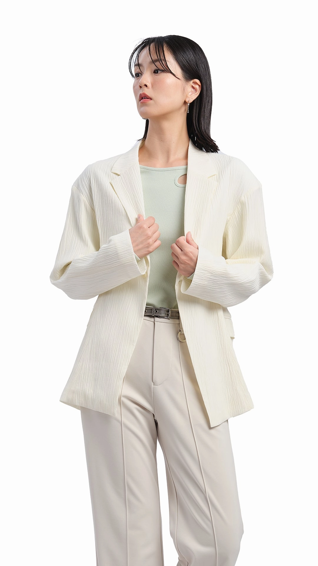 Single Breasted Slim Cut Blazer