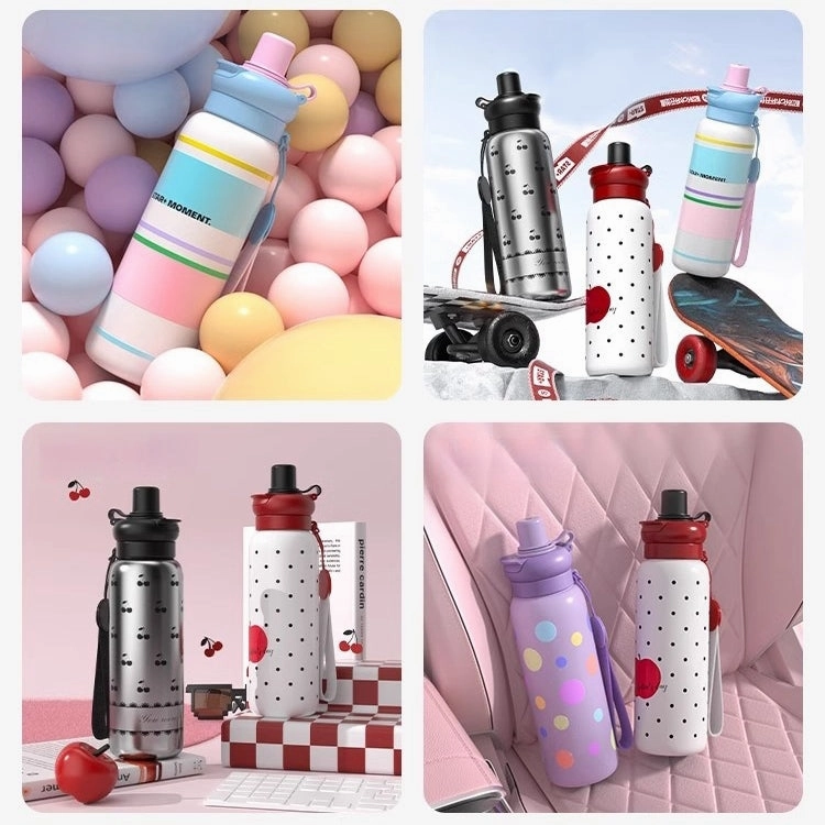 STAR  Stylish 700ml Stainless Steel Insulated Water Bottle - Leak-Proof & Portable