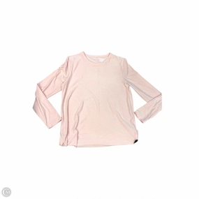 Top Long Sleeve Basic By Lands End In Pink, Size: M