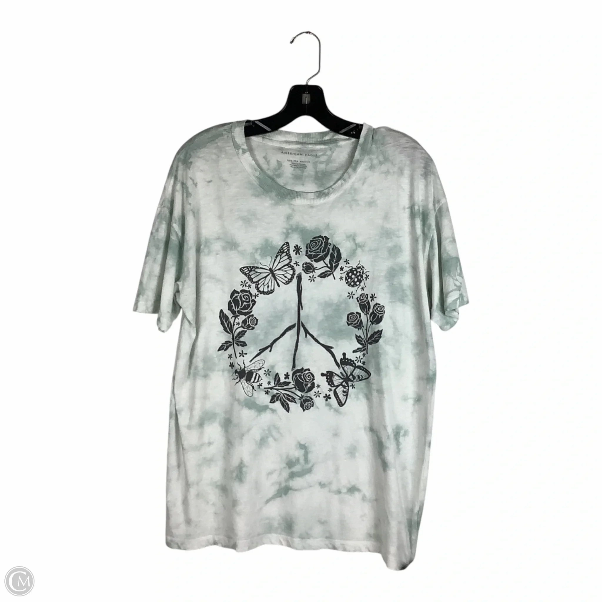 Top Short Sleeve Basic By American Eagle In White, Size: Xs