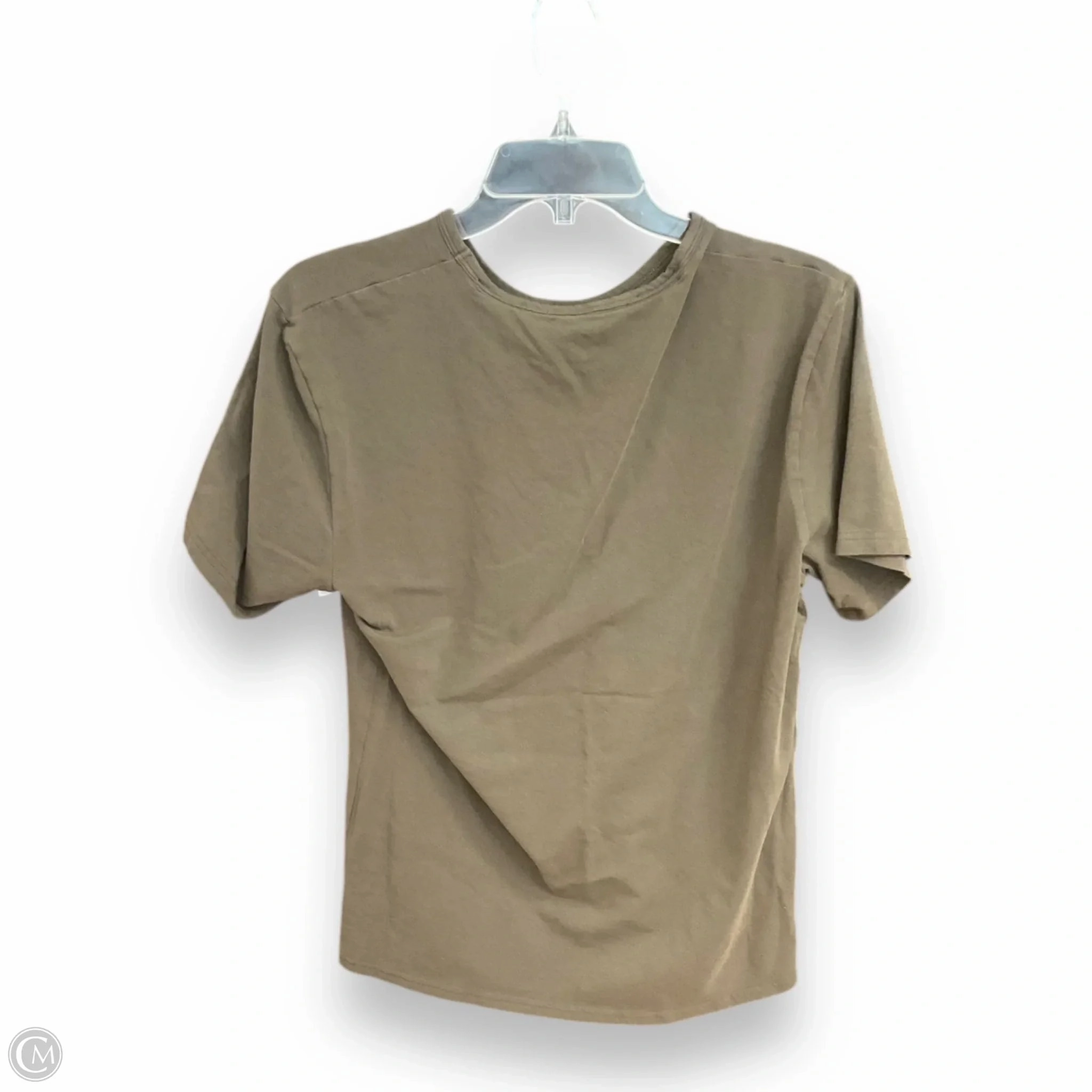 Top Short Sleeve Basic By Calvin Klein In Green, Size: L