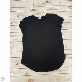 Top Short Sleeve Basic By Cupio In Black, Size: S