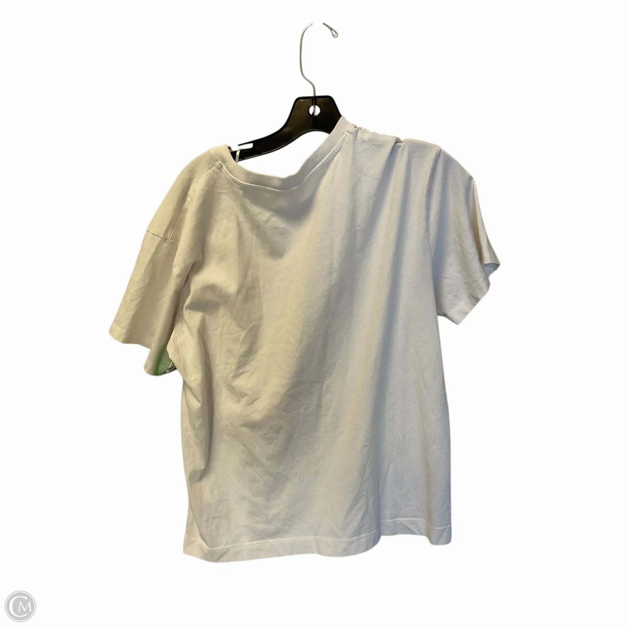 Top Short Sleeve Basic By H&m In White, Size: M