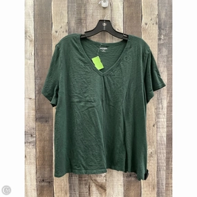 Top Short Sleeve Basic By Old Navy In Green, Size: Xxl