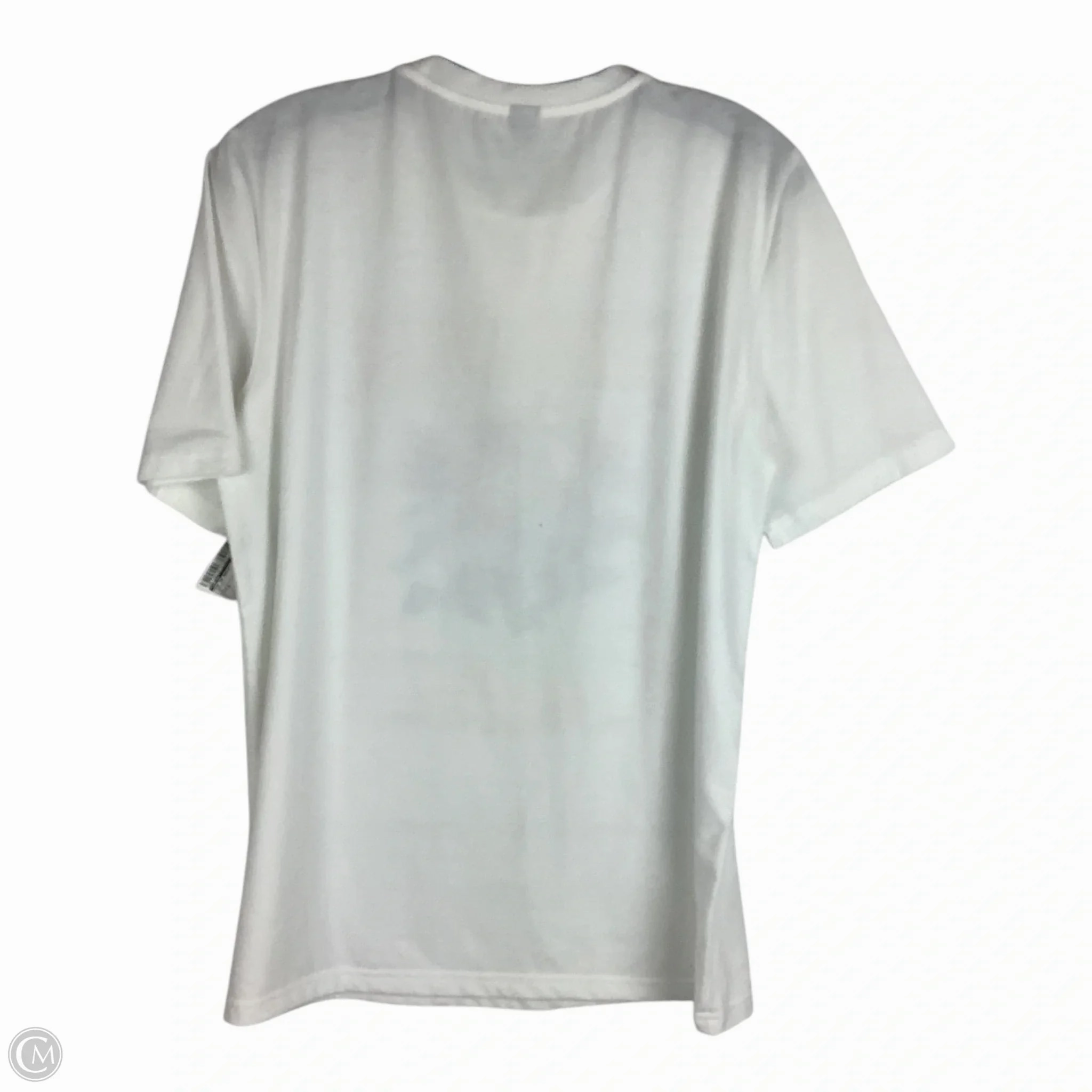 Top Short Sleeve Basic By Shein In White, Size: S