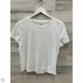 Top Short Sleeve Basic By Universal Thread In White, Size: M
