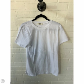 Top Short Sleeve Basic By Zenana Outfitters In White, Size: Xl