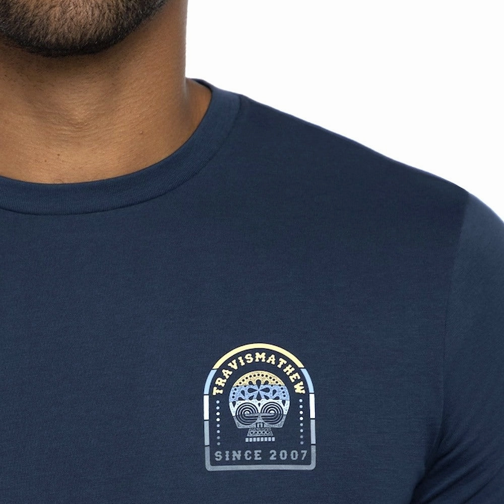 TravisMathew Free Day Golf T-Shirt Dress Blues - SS23 Men