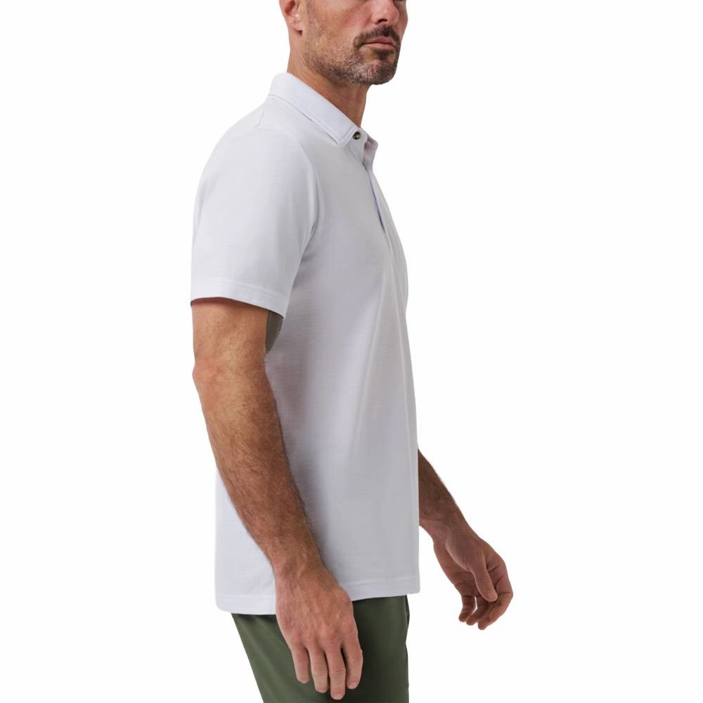 TravisMathew The Zinna 2.0 Golf Polo White - SS25 Men