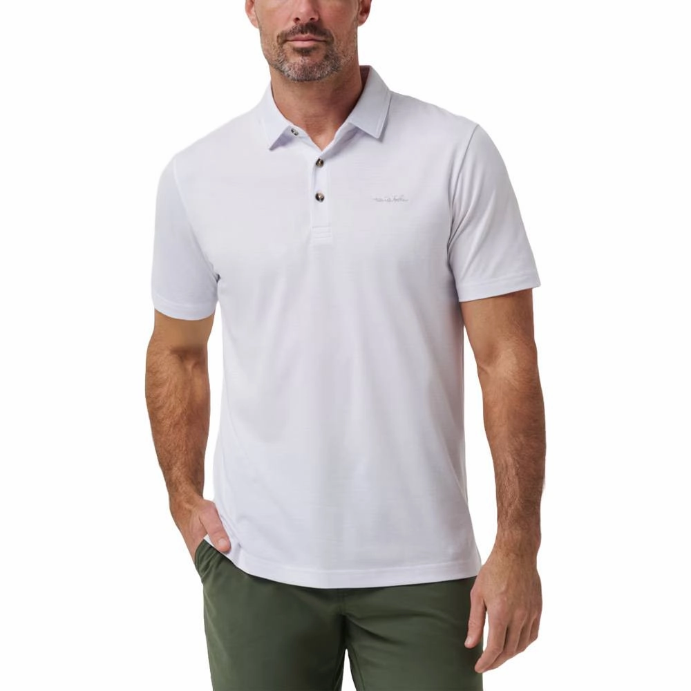 TravisMathew The Zinna 2.0 Golf Polo White - SS25 Men