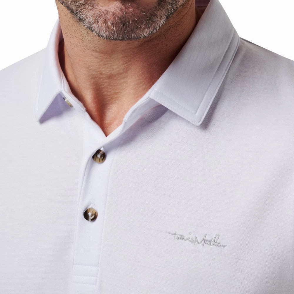 TravisMathew The Zinna 2.0 Golf Polo White - SS25 Men