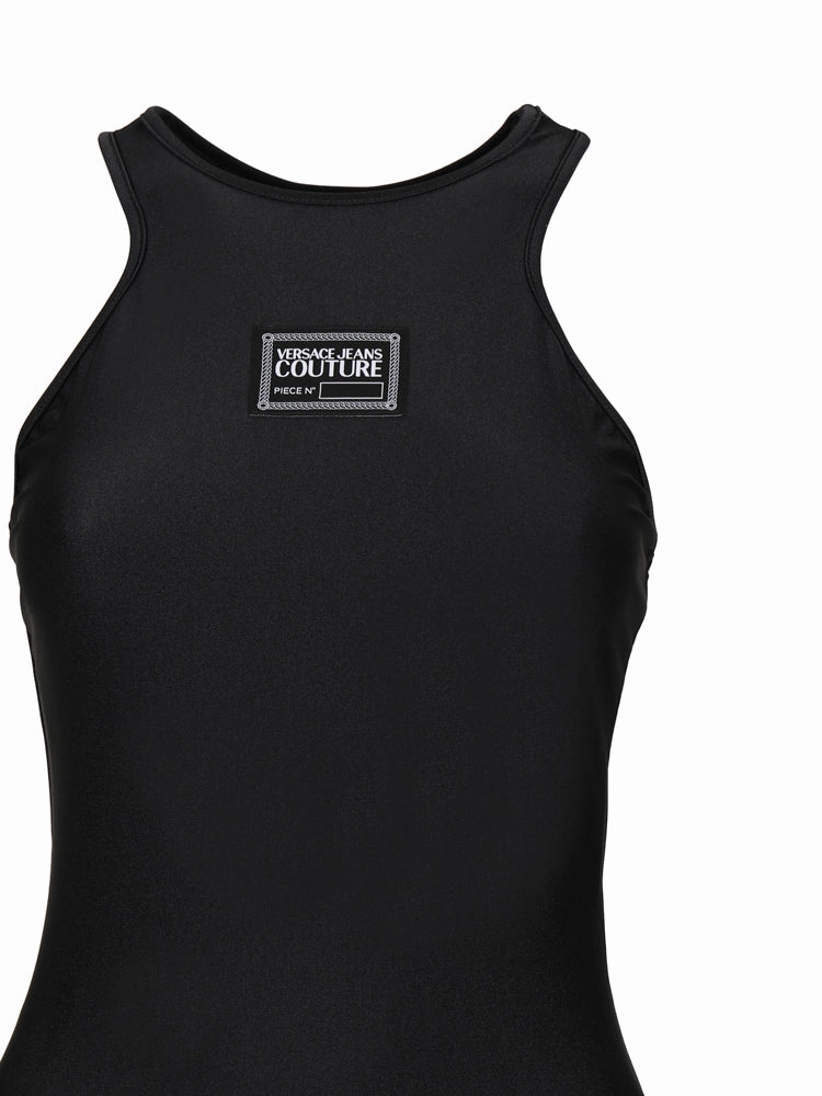 Versace Jeans Couture Logo Stamp Sleeveless Bodysuit