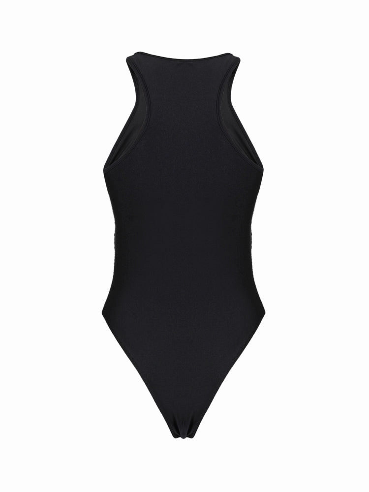 Versace Jeans Couture Logo Stamp Sleeveless Bodysuit