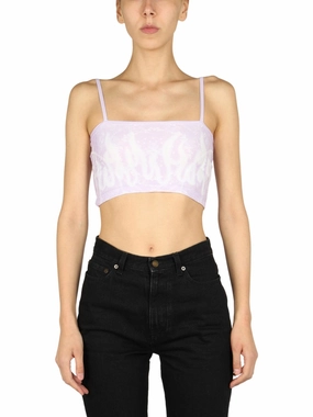 Vision Of Super Printed Cropped Top