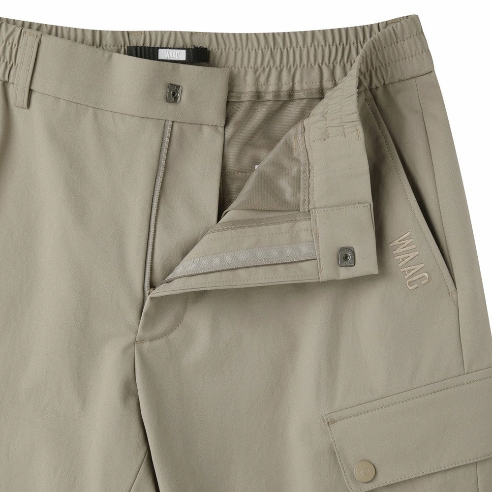 WAAC Tapered Cargo Golf Pants Light Brown - FW24 Men