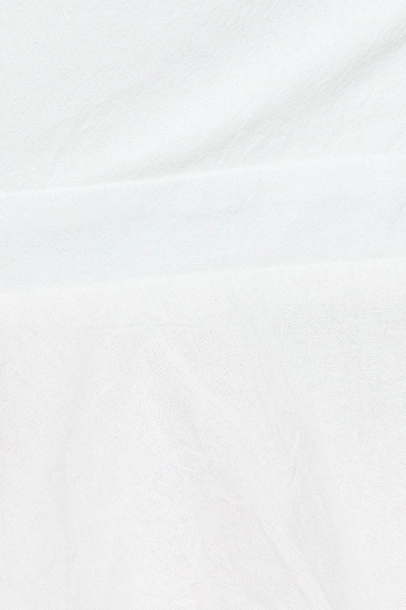 White Peplum Top Sleeveless